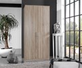 Armoire-2-portes-Osaka-decor-chene-91cm-Wimex
