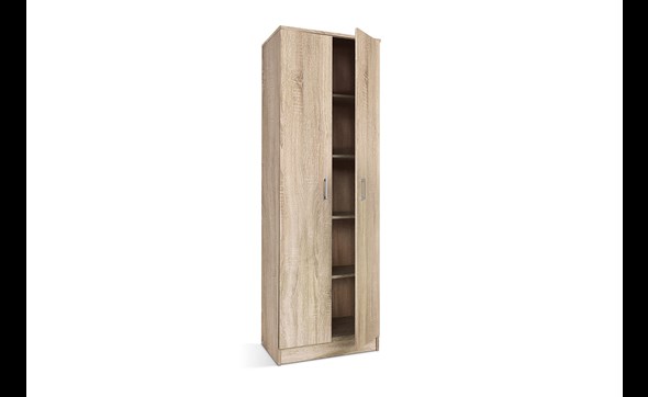 Armoire-2-portes-Ray-6403-2-decor-chene-sonoma-60cm-open-Rousseau