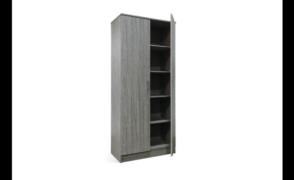 Armoire-2-portes-Ray-6405-5-decor-chene-gris-80cm-open-Rousseau