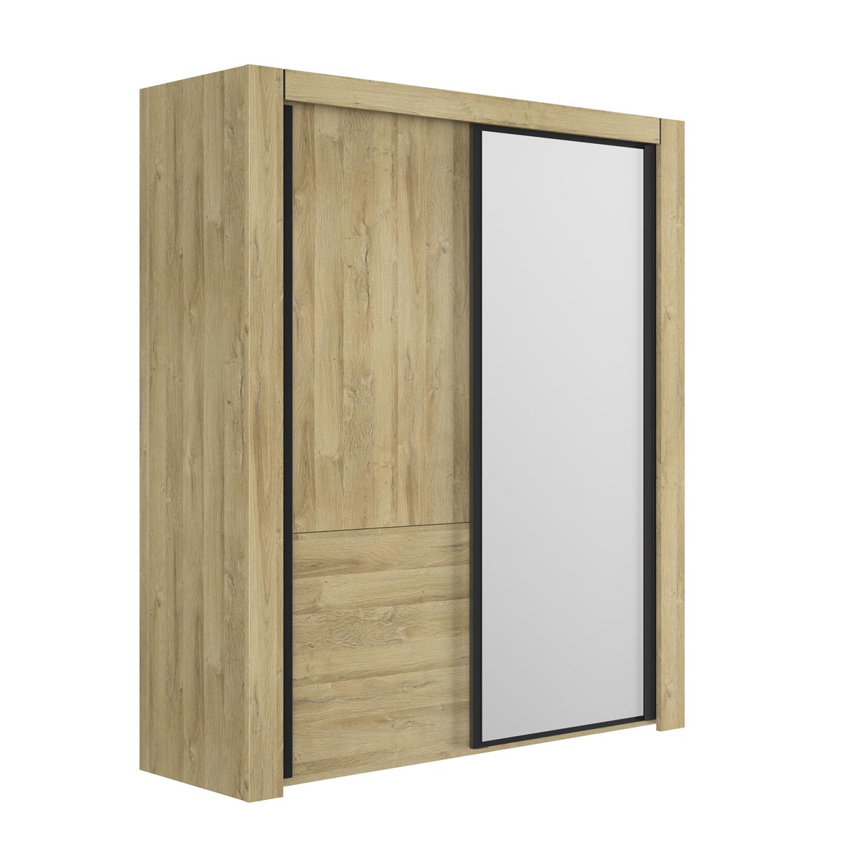 Armoire-2-portes-Sofia-chene-dore-1H3D200-04-Gautier