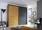 Armoire-2-portes-Tampa-decor-chene-granit-anthracite-AD565-233cm-passe-partout-ambi-Rauch