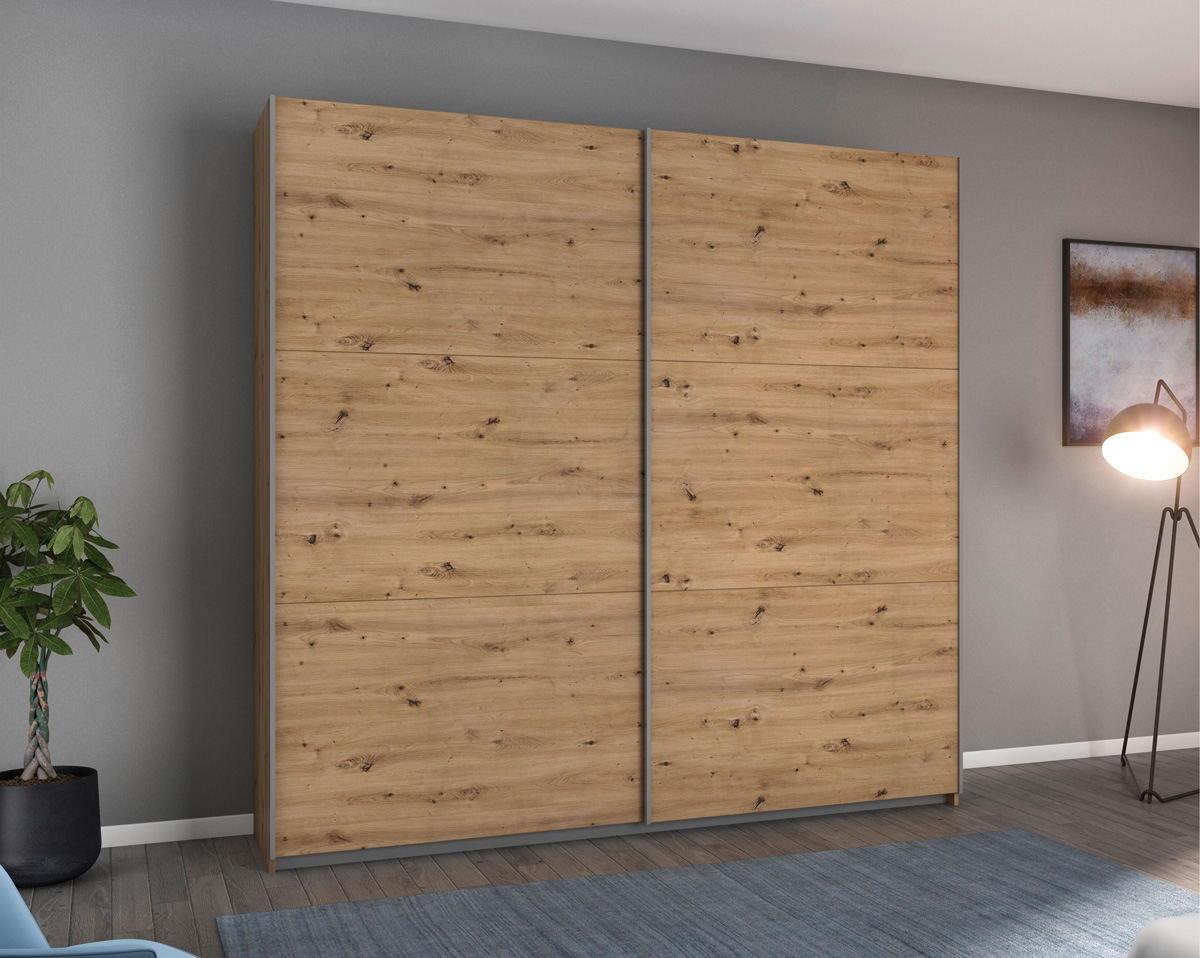 Armoire-2-portes-coulissantes-Aurelio-imitation-chene-artisan-178cm-ambi-Rauch