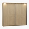 Armoire-2-portes-coulissantes-Lago-decor-bois-sand-oak-250cm-Meubar