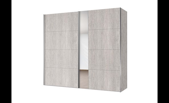 Armoire-2-portes-coulissantes-Madrid-decor-bois-gris-chene-platin-miroir-06200-670-200x216cm-Express