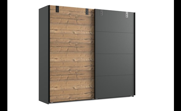Armoire-2-portes-coulissantes-Malmoe-decor-silver-fir-graphite-225cm-Wimex