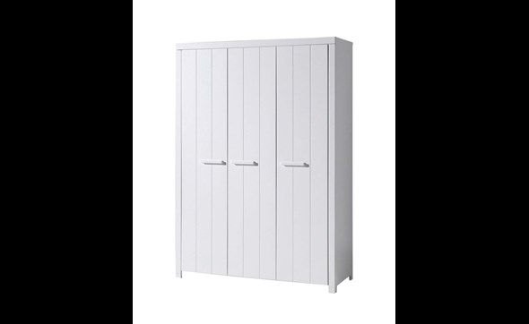 Armoire-3-portes-Erik-MDF-laque-blanc-pin-massif-144cm-Vipack