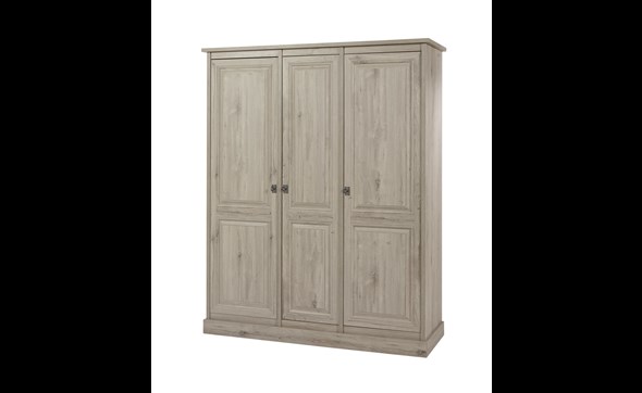 Armoire-3-portes-Kent-decor-bois-chene-millenium-gris-clair-K540-K3-171cm-Meubar