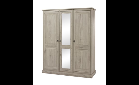 Armoire-3-portes-Kent-decor-bois-chene-millenium-gris-clair-K540-K3S1-171cm-Meubar