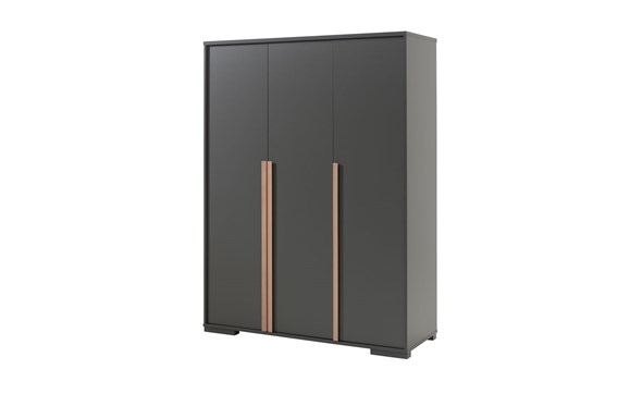 Armoire-3-portes-London-melamine-anthracite-decor-chene-146cm-Vipack
