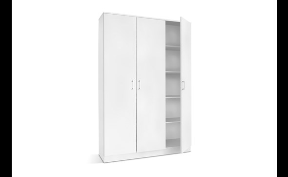 Armoire-3-portes-Ray-6410-1-blanche-120cm-open-Rousseau