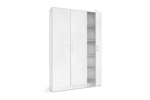 Armoire-3-portes-Ray-6410-1-blanche-120cm-open-Rousseau
