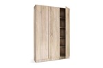 Armoire-3-portes-Ray-6410-2-decor-chene-sonoma-120cm-open-Rousseau