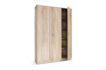 Armoire-3-portes-Ray-6410-2-decor-chene-sonoma-120cm-open-Rousseau