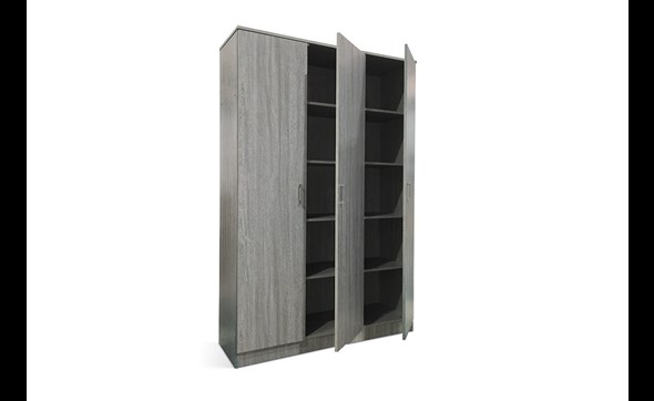 Armoire-3-portes-Ray-6410-5-decor-chene-gris-120cm-open-Rousseau