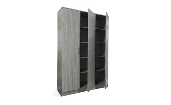 Armoire-3-portes-Ray-6410-5-decor-chene-gris-120cm-open-Rousseau