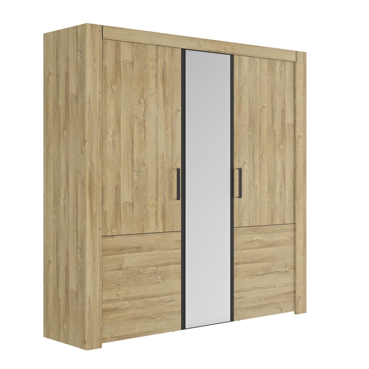 Armoire-3-portes-Sofia-chene-dore-1H3D180-03-Gautier