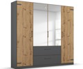 Armoire-4 portes-2 miroirs-Butte-decor-chene-artisan-181cm-01-Rauch