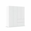 Armoire-4 portes-2 tiroirs-Joel-0CN9-AG504-Blanc neige-01-Rauch