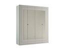 Armoire-4-portes-Alaska-decor-laque-blanc-strass-180cm-Albea-Mobili