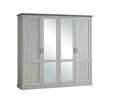 Armoire-4-portes-Ella-decor-bois-chene-miroir-225cm-Oosterlynck