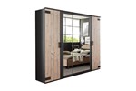 Armoire-5-portes-3-miroirs-Malmoe-decor-silver-fir-graphite-225cm-Wimex
