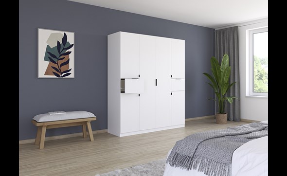 Armoire-6-portes-2-petits-tiroirs-Ticao-49T1-blanc-ambi-Rauch