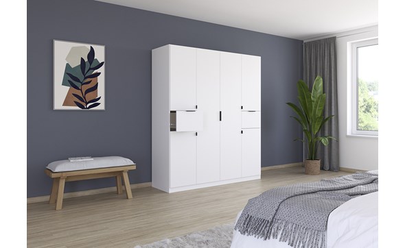 Armoire-6-portes-2-petits-tiroirs-Ticao-49T1-blanc-ambi-Rauch
