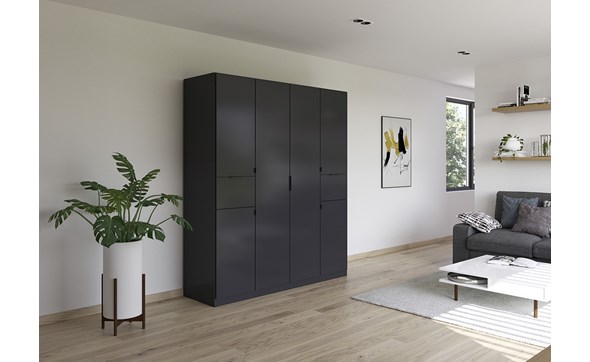Armoire-6-portes-2-petits-tiroirs-Ticao-49T1-gris-metal-ambi-Rauch