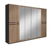 Armoire-6-portes-Susan-decor-silver-fir-rechampis-graphite-802-581-Wimex