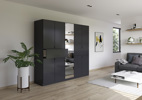 Armoire-8-portes-pleines-1-porte-miroir-2-grands-tiroirs-Ticao-gris-57T2-metal-ambi-Rauch