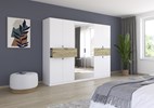Armoire-8-portes-pleines-2-portes-miroirs-2-grands-tiroirs-imitation-chene-artisan-Ticao-57T2-blanc-ambi-Rauch