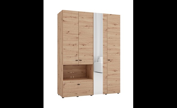 Armoire-Campsie-11015115-4K1F1O-h207-Artisan-oak-side-Forma-Ideale