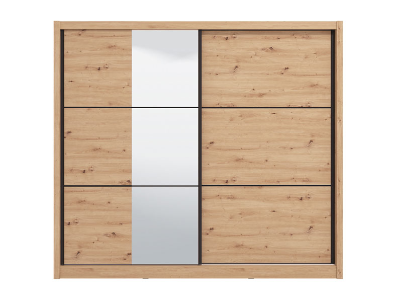 Armoire-Navara-11012305-1-porte-pleine-1-porte-miroir-242cm-front-Forma-Ideale