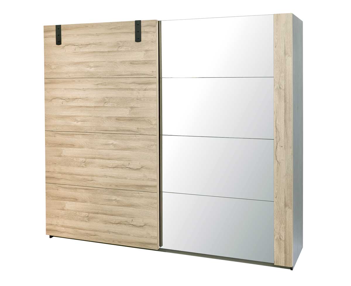 Armoire-Nora-2-portes-coulissantes-decor-french-oak-245cm-Bauwens-GBO