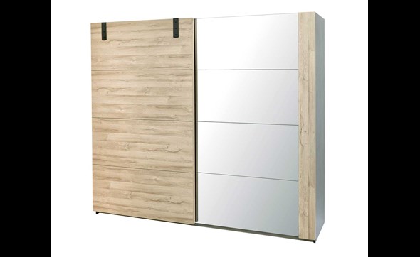 Armoire-Nora-2-portes-coulissantes-decor-french-oak-245cm-Bauwens-GBO