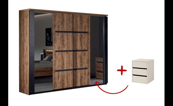 Armoire-Pauline-tropix-217cm-245cm-miroir-fume-bloc-tiroir-Universele-OK-GBO