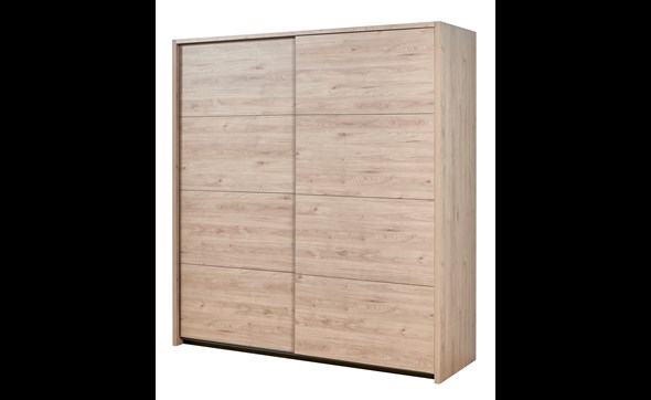 Armoire-Viola-2portes-decor-castella-203cm-Bauwens-GBO