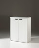Armoire-basse-2-portes-bureau-Pronto-decor-bois-blanc-90cm-Neyt