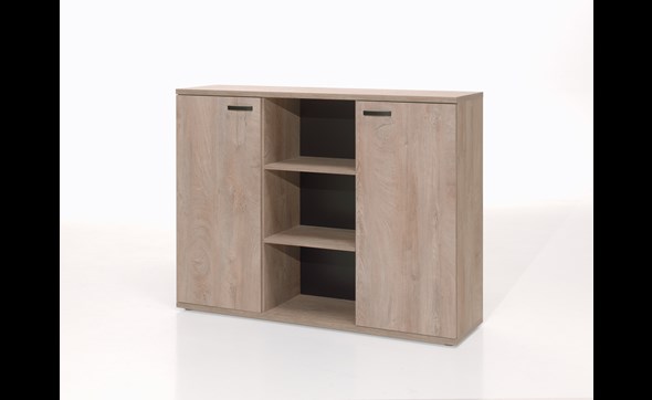 Armoire-bureau-Rio-decor-bois-humus-eik-G-160cm-Neyt