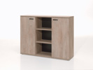 Armoire-bureau-Rio-decor-bois-humus-eik-G-160cm-Neyt