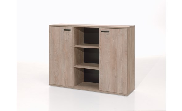 Armoire-bureau-Rio-decor-bois-humus-eik-G-160cm-Neyt