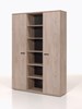 Armoire-bureau-Rio-decor-bois-humus-eik-H-160cm-Neyt