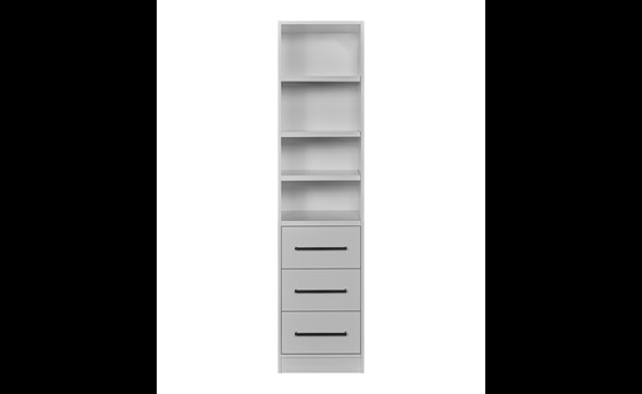 Armoire-de-rangement-Systemix-type-500-3-etageres-3-tiroirs-blanc-Bauwens