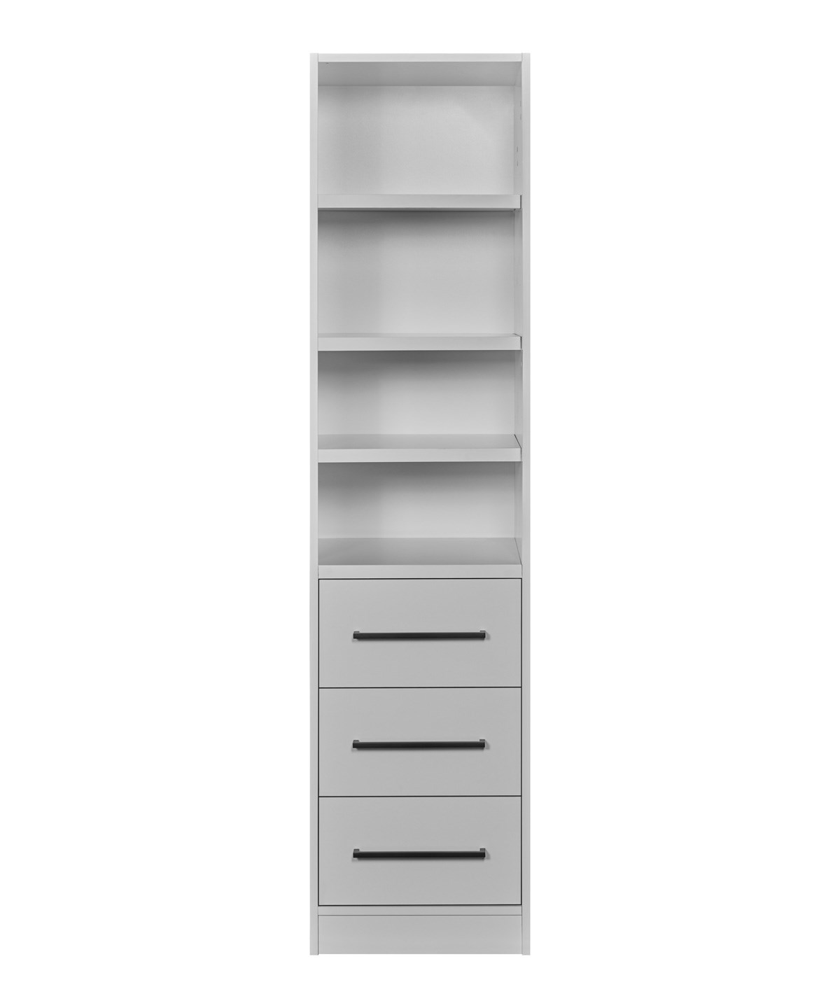 Armoire-de-rangement-Systemix-type-500-3-etageres-3-tiroirs-blanc-Bauwens
