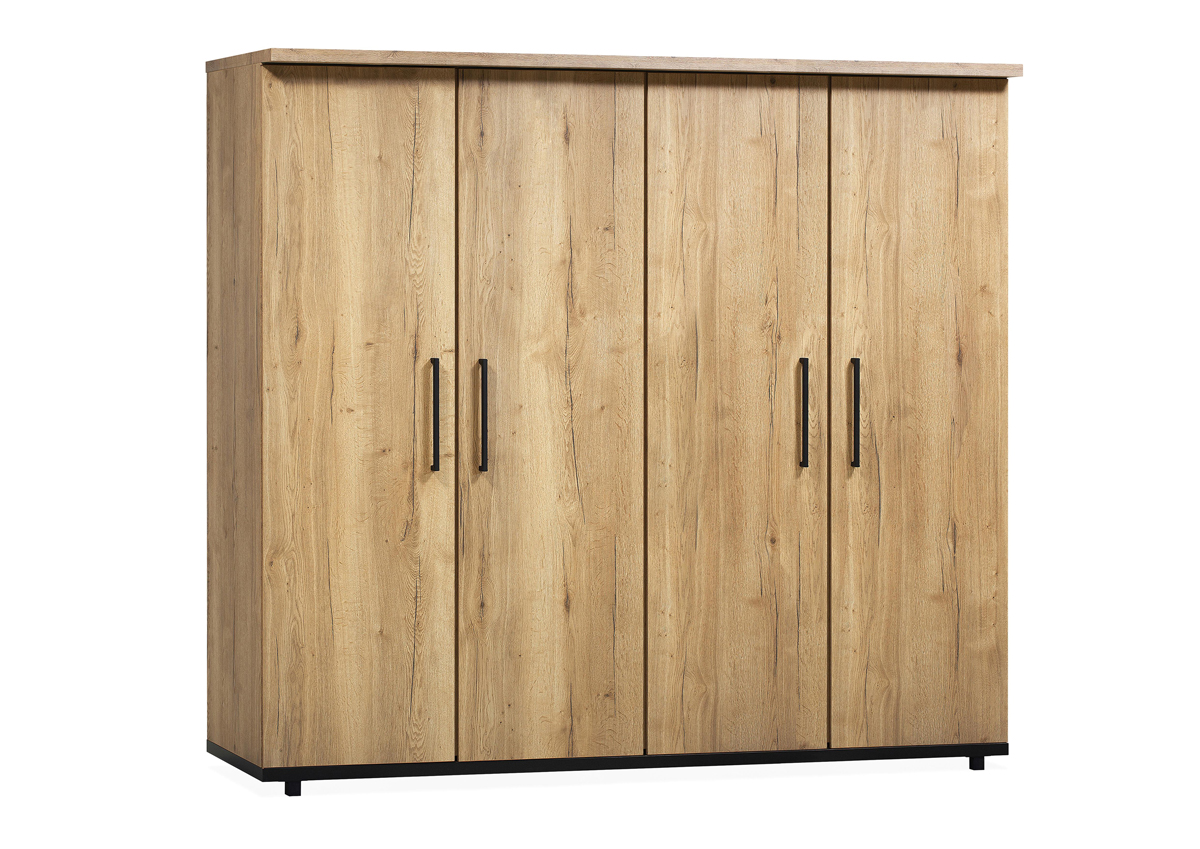 Armoire-linge-4-portes-Braxton-lamulux-natur-240cm-sans-eclairage-Maxfurn