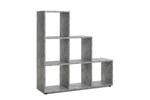 Armoire-rangement-Bergamo-1-side-6-niches-decor-beton-116cm-Finori