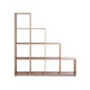 Armoire-rangement-Bergamo-2-front-02-10-niches-decor-chene-155cm-Finori