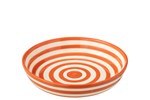 Assiette-Granada-52165-poterie-blanc-orange-Jolipa-01
