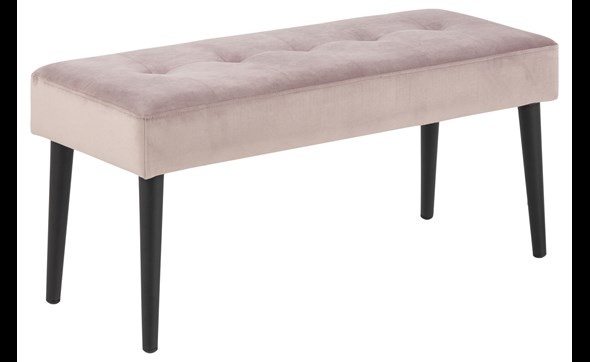 Banc-Glory-tissu-vic-Dusty-Roze-18-pieds-metal-noir-mat-85704-Actona