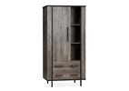 Bar-1-porte-2-tiroirs-3-niches-Jazz-lamulux-claywood-100cm-Maxfurn